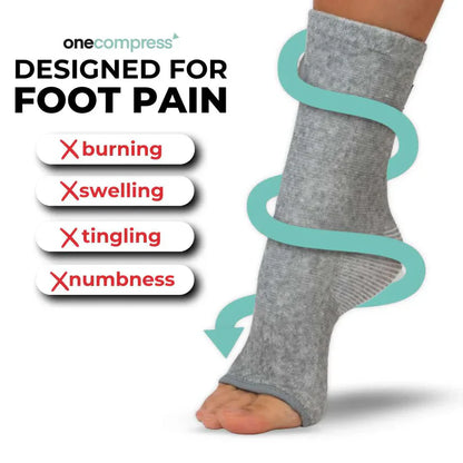OneCompress Foot Sleeves | Natural Plantar Pain Relief